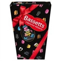 Bassetts Liquorice (licorice) Allsorts 540g Carton logo