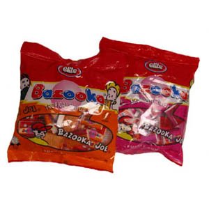 Bazooka Bubble Gum Bag Tropical 30 Pieces logo