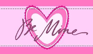 Be Mine Pink Heart Milk Chocolate Candy Bar Valentine’s Day Gift logo