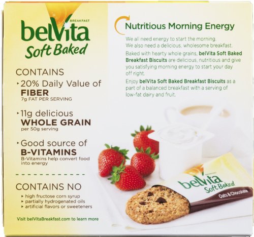 Belvita Nabisco Belvita Soft Baked Breakfast Biscuits Oats & Chocolate, 8.8 Oz (Pack of 6) logo