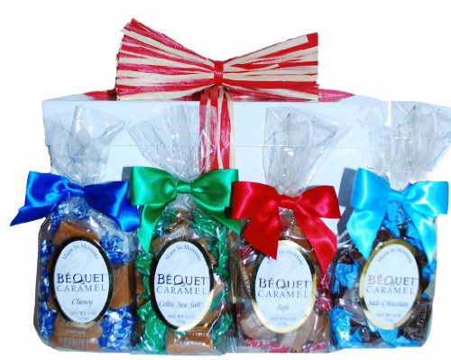 Bequet Caramels Gift Box – 4 Bags Of 4oz Bequet Caramels logo