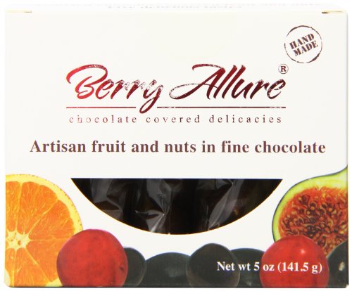 Berry Allure Candy and Chocolate Gift Box, Fruit and Nut Sampler, (Pack of 8) logo