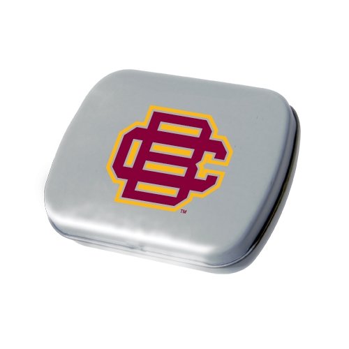 Bethune Cookman Silver Rectangular Peppermint Tin ‘bc Logo’ logo