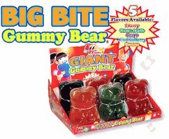 Big Bite Giant Gummy Bears 6ct Box logo