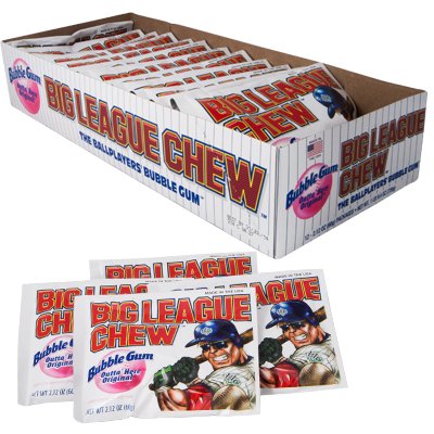 Big League Chew (bubble Gum) Original 12 Pack logo