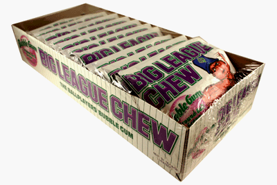 Big League Chew Grape 12 Pack Box logo