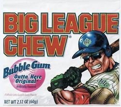 Big League Chew Original Bubble Gum – 2.1 Oz (12 Pack) logo