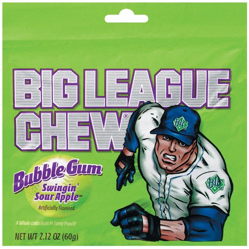 Big League Chew Sour Apple 2.10 Oz 24ct logo