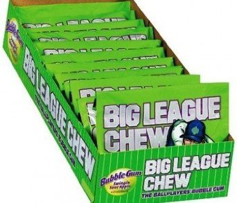 Big League Chew Swingin’ Sour Apple Flavor Bubble Gum – 12 Counts logo