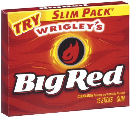 Big Red Gum Slim Pk 15 Pc (10 Pieces) logo