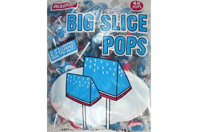 Big Slice Pop Blue Raspberry, 48 Pop Bag logo