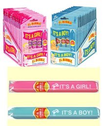 Birth Announcement Bubblegum Cigars Boy [5pack, 12 Ct Box] logo