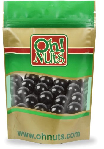 Black 1 Inch Gumballs 1 Pound Bag – Oh! Nuts logo