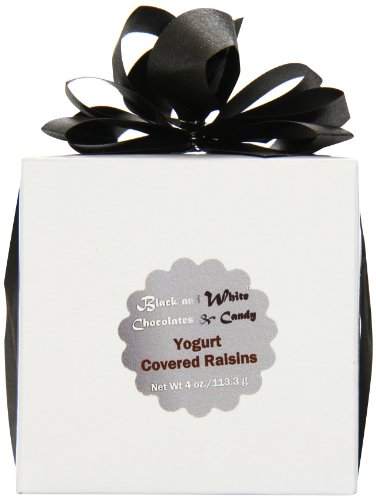 Black and White Chocolates & Candy Yogurt Covered Raisins, 4 Ounce logo