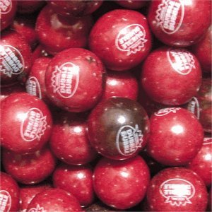 Black Cherry Dubble Bubble Gumballs 1 5lb logo