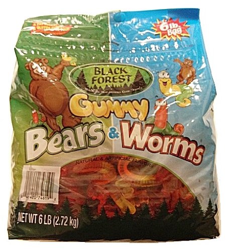 Black Forest Gummy Bears and Worms 6 Lb Bag logo