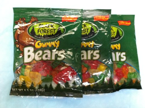 Black Forest Gummy Bears Hanging Bags, 4.5 Oz Bags (Pack of 3) logo