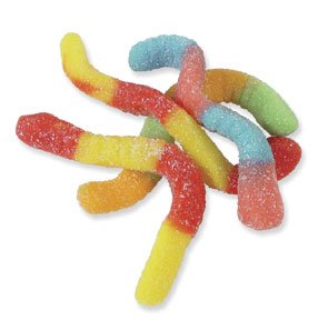 Black Forest Gummy Glo Worms, 1lb logo