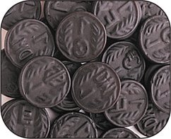 Black Licorice Coins: 6.6lb Case logo