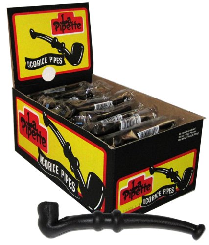 Black Licorice Pipes (Pack of 60) logo