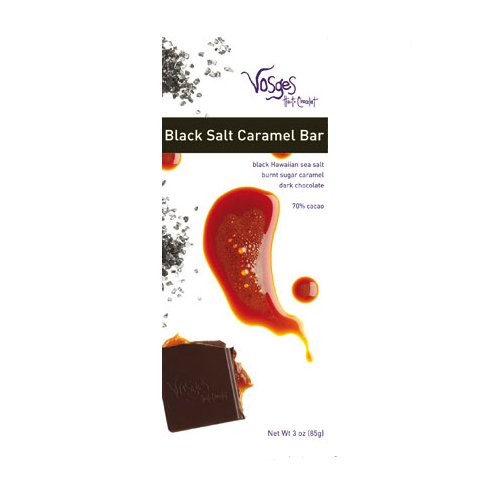 Black Salt Caramel Exotic Candy Bar (3 Ounce) logo