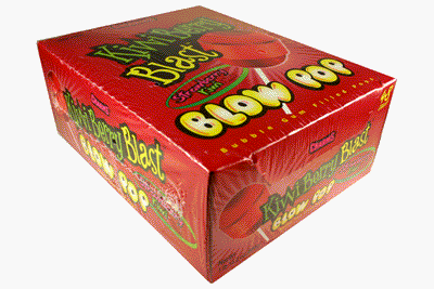 Blow Pops 48 Pack Kiwi Strawberry Blast logo