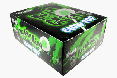 Blow Pops 48 Pack Mean Green logo