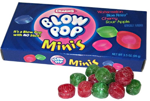 Blow Pops Mini Theater Box (Pack of 12) logo