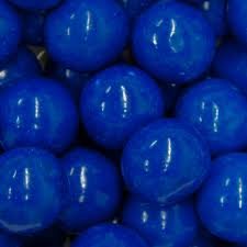 Blue 1 Inch Gumballs, 1lb logo