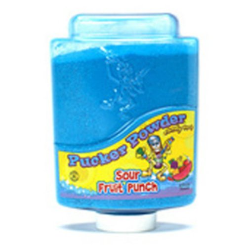 Blue Fruit Punch Pucker Powder Candy Two 9 Ounce Bottles logo