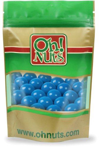 Blue Gumballs – Blueberry 1 Inch 1 Pound Bag – Oh! Nuts logo