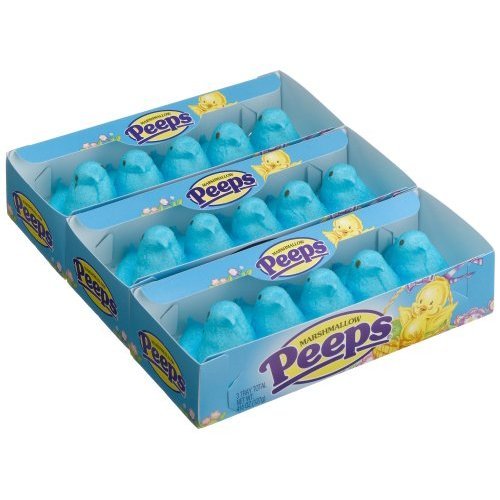 Blue Marshmallow Peeps/chicks, 3 Cases logo