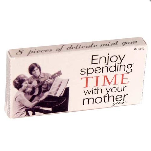 Blue Q Gum Enjoy Time With Your Mother logo