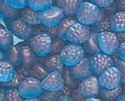 Blue Raspberry Gummi Gummy Candy 1 Pound Bag logo