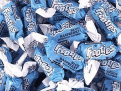 Blue Raspberry Tootsie Roll Frooties ~ 360 Ct. Bag logo