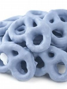 Blueberry Yogurt Covered Pretzels (1 Pound) logo