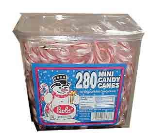 Bobs Mini Candy Canes – 280-ct. Tub logo