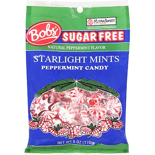 Bob’s Starlight Mints Peppermint Sugar Free Candy, 6 Oz – 3 Pack logo