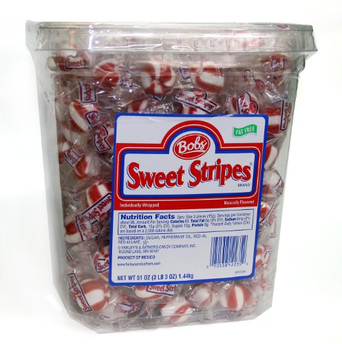 Bobs Sweet Stripes Soft Peppermint Balls – 290ct logo