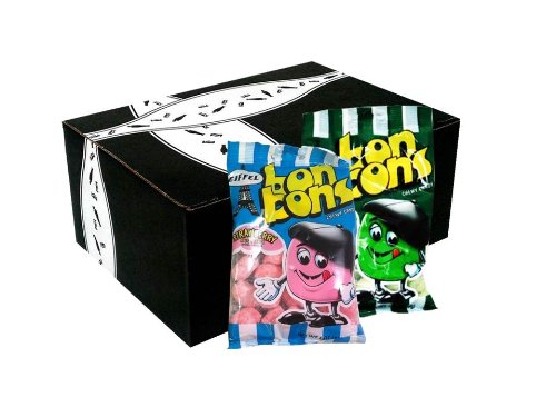 Bon Bons By Eiffel Variety Strawberry and Apple In Gift Box, 2- 4oz Bags logo