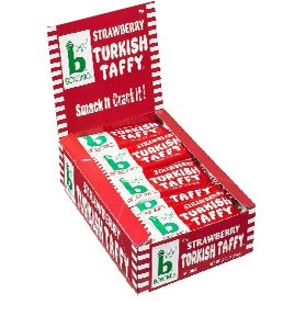 Bonomo Strawberry Turkish Taffy logo