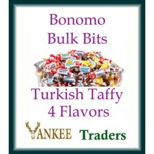 Bonomo Turkish Taffy Assorted 4 Flavors 2 Pound logo