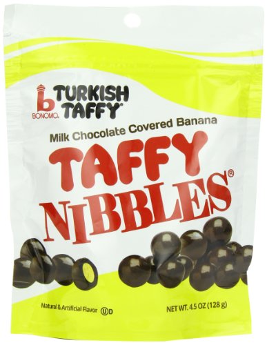 Bonomo Turkish Taffy Banana Nibbles, 4.5 Ounce (Pack of 12) logo