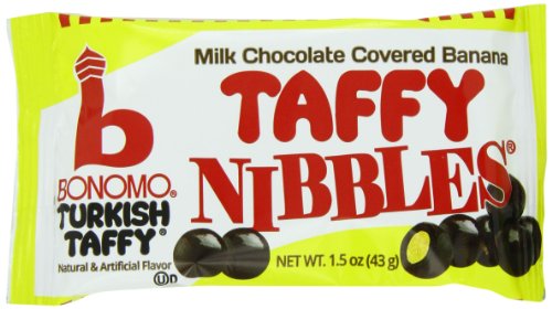 Bonomo Turkish Taffy Nibbles, Banana, 1.5 Ounce (Pack of 24) logo