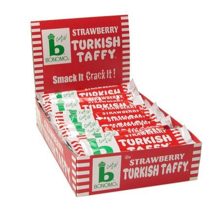 Bonomo Turkish Taffy Strawberry (Pack of 24) logo