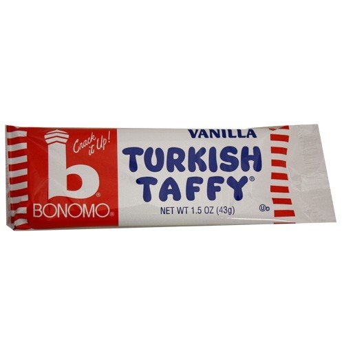 Bonomo Turkish Taffy Vanilla – 1.50 Oz (24 Pack) logo