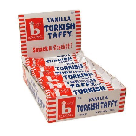 Bonomo Turkish Taffy Vanilla: 24 Count logo