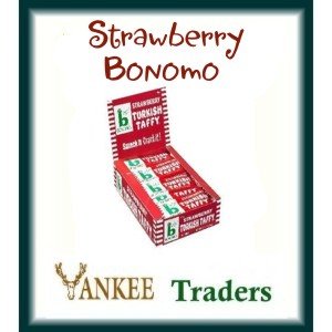 Bonomos Turkish Taffy ~ Strawberry ~ 24 Ct Box logo