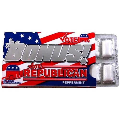 Bonus Republican Gum (Pack of 12) logo