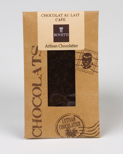 Bovetti 73% Milk Chocolate Coffee Bar, .88 Ounce (Pack of 15) logo